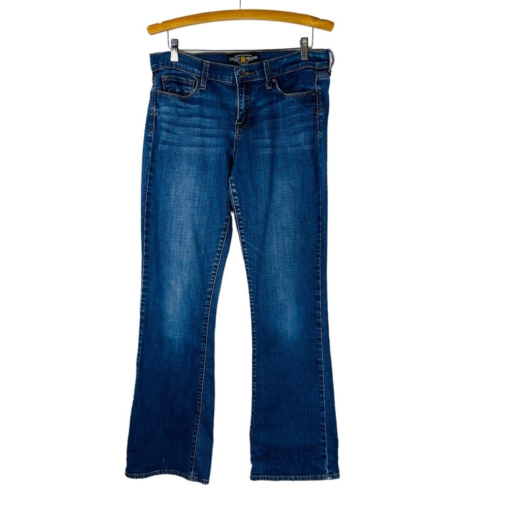 Lucky Brand blue Sofia boot jeans